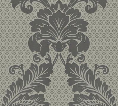 A.S. Création, Luxury wallpaper, # 305444, Vliestapete, Grau Metallic