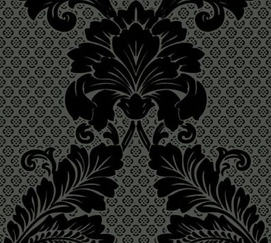 A.S. Création, Luxury wallpaper , #305445, Vliestapete, Schwarz Grau