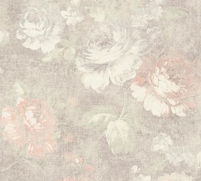 A.S. Création Secret Garden 336042 Vlies Braun Creme Rot