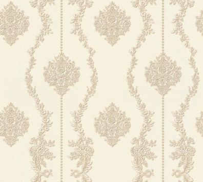 A.S. Création Château 5 344931 Vlies Beige Creme Metallic