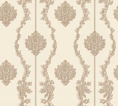 A.S. Création Château 5 344935 Vlies Beige Braun Metallic