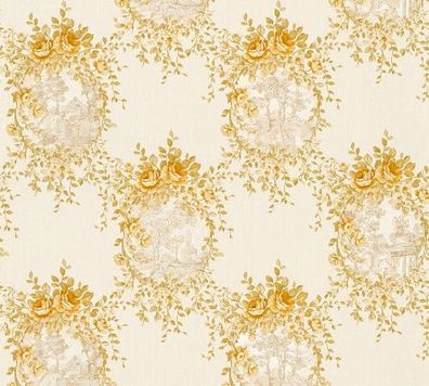 A.S. Création Château 5 344993 Vlies Beige Metallic