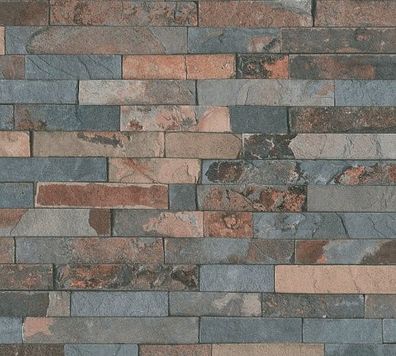 A.S. Création Best of Wood`n Stone 2nd Edition 355823 Vlies Braun Grau Schwarz