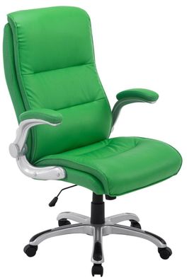 Chefsessel 150kg Kunstleder grün belastbar Bürostuhl große schwere Personen NEU