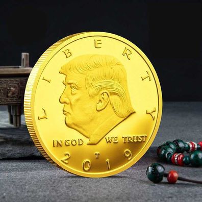 Schöne Medaille D. Trump Amerika 2019 (CM0507)