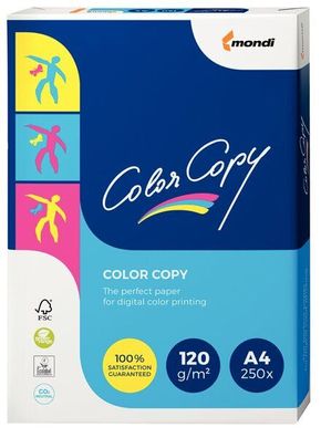 Color Copy Kopierpapier, DIN A4, 120g/ qm, weiß, Weißegrad: 161 CIE