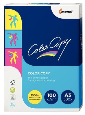 Color Copy Kopierpapier, DIN A3, 100g/ qm, weiß, Weißegrad: 161 CIE