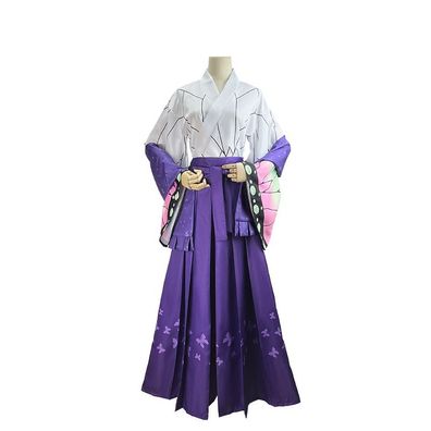 Anime Demon Slayer Kochou Shinobu Anzüge Cosplay Kostüm Kimono-Culottes Outfit