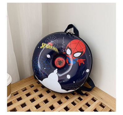 Kinder Spider Man 3D Krapfen Eierschale Rucksack Junge Schultasche 26x9x26cm