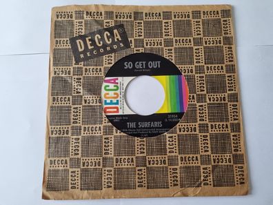 The Surfaris - So get out/ Hey Joe where are you going 7'' Vinyl US