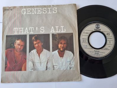 Genesis - That's all 7'' Vinyl Germany