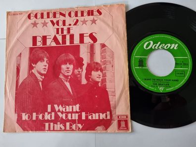 The Beatles - I want to hold your hand 7'' Vinyl Germany GOLDEN OLDIES