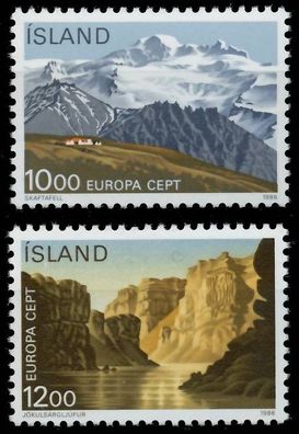 ISLAND 1986 Nr 648-649 postfrisch X5C6122