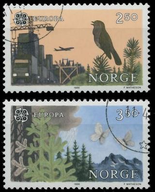 Norwegen 1986 Nr 946-947 gestempelt X5C6236