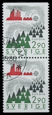 Schweden 1986 Nr 1398Do + Du gestempelt SENKR PAAR X5C627E