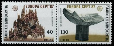 Griechenland 1987 Nr 1651A-1652A postfrisch WAAGR PAAR X5C64D6