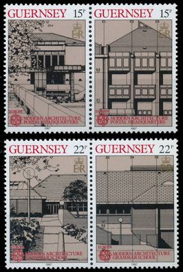 Guernsey 1987 Nr 389-392 postfrisch WAAGR PAAR S1F5F82