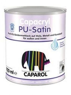 Capacryl PU Satin, 2,5 l Weiß