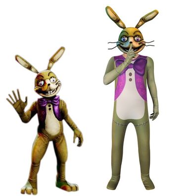 Kinder Five Nights at Freddy's Bonnie Cosplay Kostüm Anzüge Funny Outfit