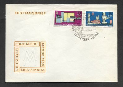 FDC DDR Leipziger Frühjahrsmesse 1966 24.2.66