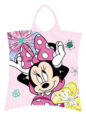 Disney Minnie Mouse Pink Bow Bade Poncho Kinder Poncho mit Kapuze Minnie Mouse P