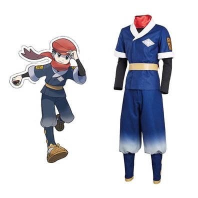 Herren Rei Cosplay Kostüm Anzüge Pokémon Legends: Arceus Outfit Party Cos