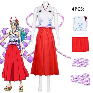 Damen One Piece Yamato Cosplay Kostüm Anzüge Mädchen Persönlichkeit Outfit