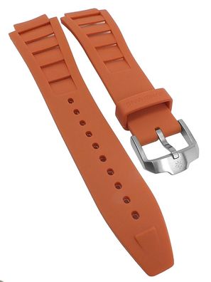Junghans Spektrum | Uhrenarmband Kunststoff orange | 027/1502 018/1424