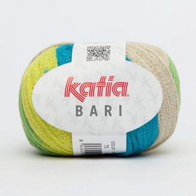 50g "Bari" - farbenfrohes Baumwollgarn für die Frühjahrskollektion
