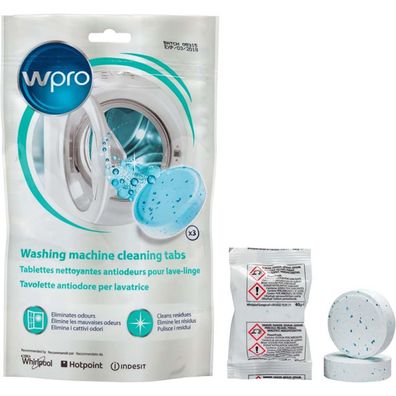 WPRO Reinigungstabletten für Waschmaschinen 3 Stk