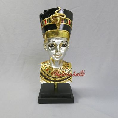 Ägypten Ägyptische Figur Statue Skulptur Deko Büste Wohnzimmer Bür König Museum