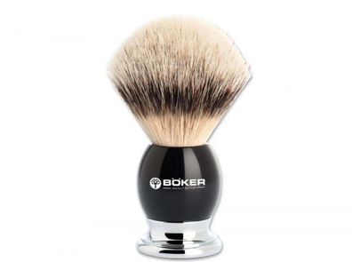 Böker Manufaktur Premium Black Rasierpinsel Dachshaar Rasier Pinsel shaving brush ba