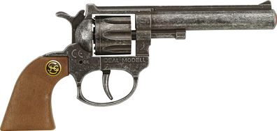 Schrödel 105 1181 - Spielzeugpistole - VIP antik, 8 Schuss Cowboy Revolver