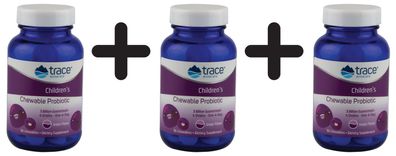 3 x Children's Chewable Probiotic, Grape - 30 chewables