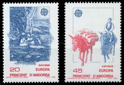 Andorra Spanische POST 1980-1989 Nr 200-201 postfrisch X5CA03A