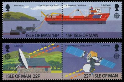 ISLE OF MAN 1988 Nr 367-370 postfrisch WAAGR PAAR X5CA176