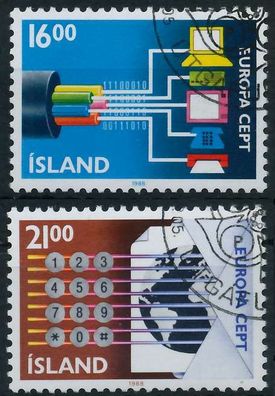 ISLAND 1988 Nr 682-683 gestempelt X5CA1B6