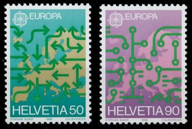 Schweiz 1988 Nr 1370-1371 postfrisch S1F950A