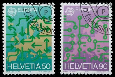 Schweiz 1988 Nr 1370-1371 gestempelt X5CA3B2
