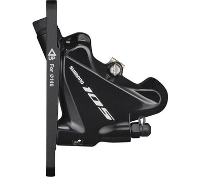 Shimano Bremssattel 105 BR-R7070 Flat-Mount VR schwarz