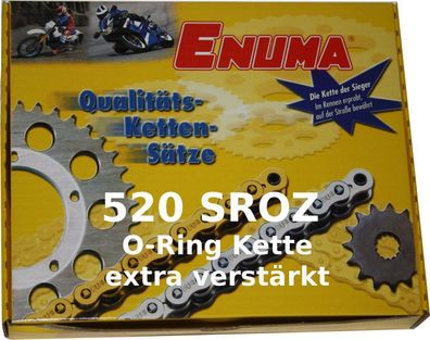 ENUMA Qualitäts- Kettensatz Aprilia 600 Tuareg Wind Baujahre ab 1993 chain kit