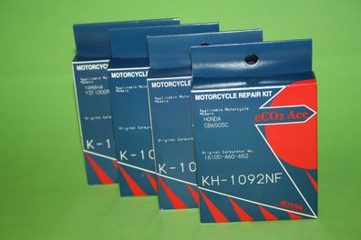 4x Keyster KH-1092NF Reparatursatz Vergaser Honda CB650F CB650 Custom RC05 RC08