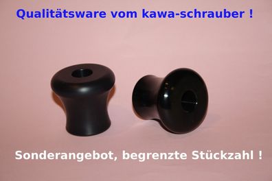 Satz ENUMA Polyamid Qualitäts- Sturzpads Crashpads schwarz Trompete M10 55mm neu