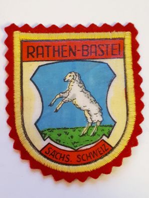 DDR Patch Aufnäher Rathen-Bastei sächs. Schweiz
