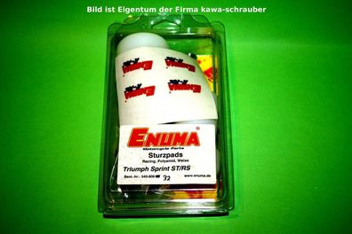 ENUMA Qualitäts Sturzpads Chrashpads Triumph Sprint ST RS neu komplettes Set