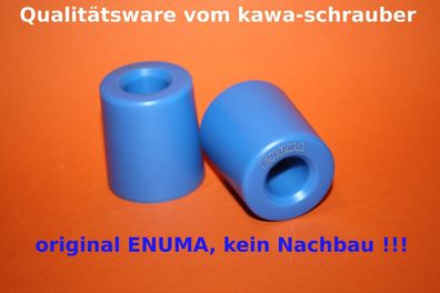 Satz ENUMA Polyamid Qualitäts- Sturzpads Crashpads blau konisch 50mm neu M10 new