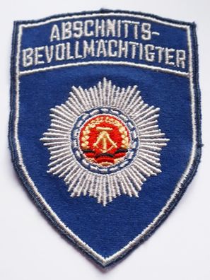 DDR MdI Trapo Transportpolizei Aufnäher Abschnittsbevollmächtigter