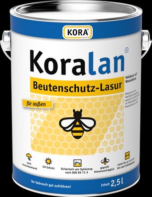Kora Koralan Beutenschutz-Lasur 2,5 Liter