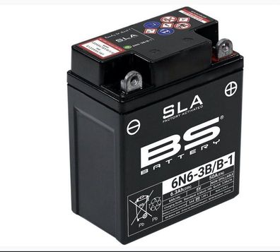 BS SLA Batterie 6N6-3B-1 wartungsfrei SS (super sealed)