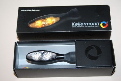 160.200 Kellermann Blinker Micro 1000 Extreme schwarz black neu new original